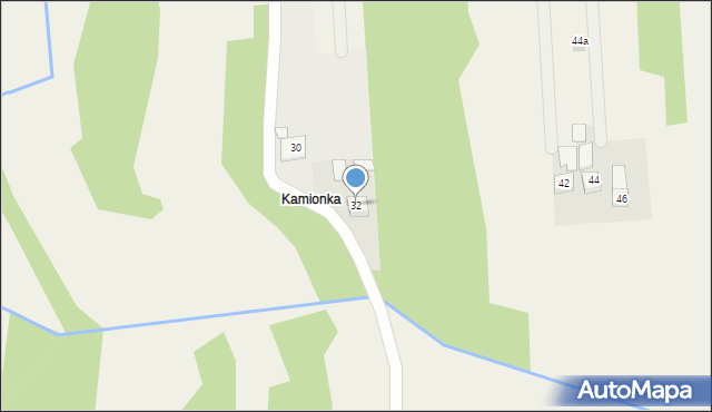 Jasień, Torowa, 32, mapa Jasień