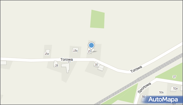 Kaniów, Torowa, 17, mapa Kaniów