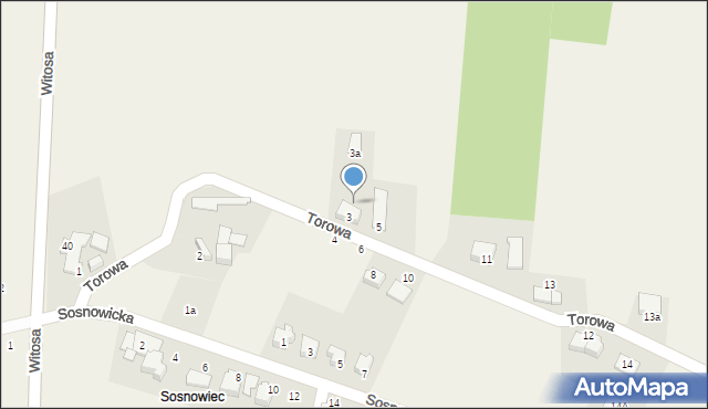 Kaniów, Torowa, 9, mapa Kaniów