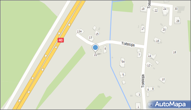 Kędzierzyn-Koźle, Tołstoja Lwa, 11, mapa Kędzierzyna-Koźle