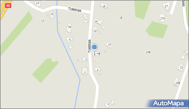 Kędzierzyn-Koźle, Tołstoja Lwa, 6, mapa Kędzierzyna-Koźle