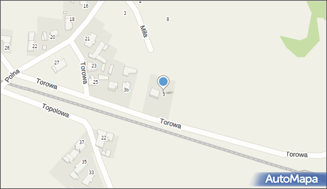 Kielcza, Torowa, 3, mapa Kielcza