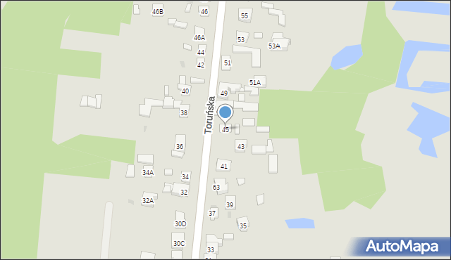 Kleczew, Toruńska, 45, mapa Kleczew