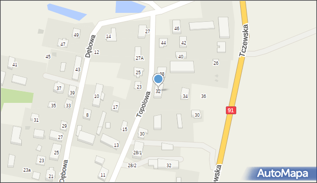 Kolnik, Topolowa, 32, mapa Kolnik