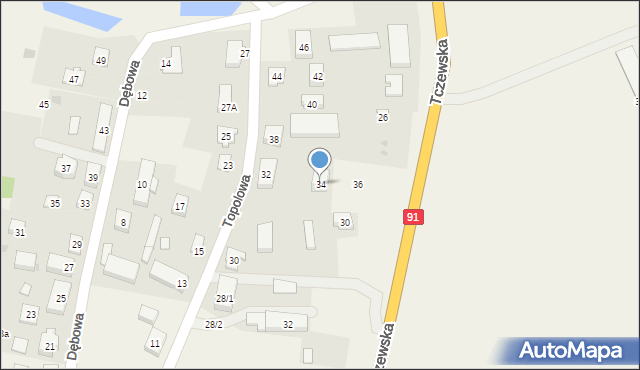 Kolnik, Topolowa, 34, mapa Kolnik