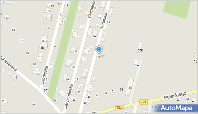 Konstancin-Jeziorna, Toruńska, 6, mapa Konstancin-Jeziorna