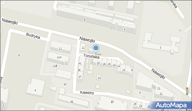 Kraków, Toruńska, 5, mapa Krakowa