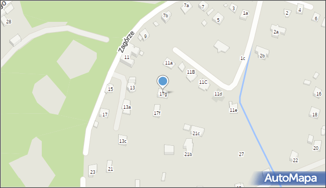 Kraków, Toporczyków, 17g, mapa Krakowa