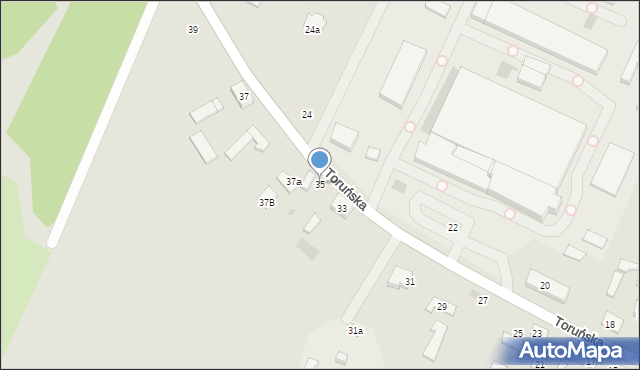 Kutno, Toruńska, 35, mapa Kutno