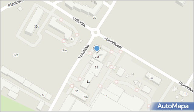 Kwidzyn, Toruńska, 21c, mapa Kwidzyn