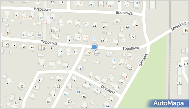Lębork, Topolowa, 7, mapa Lębork