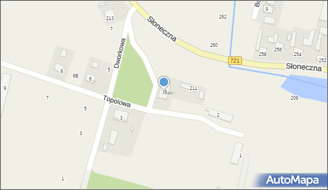 Lesznowola, Topolowa, 4, mapa Lesznowola