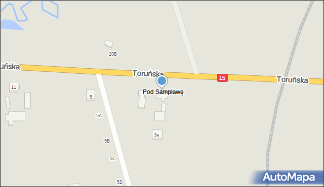 Lubawa, Toruńska, 3, mapa Lubawa