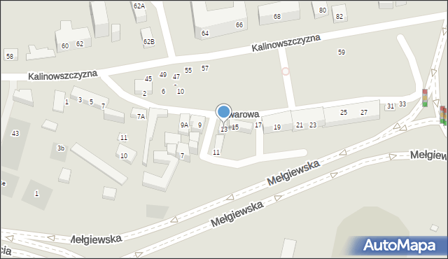 Lublin, Towarowa, 13, mapa Lublina