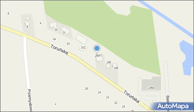 Mała Nieszawka, Toruńska, 200, mapa Mała Nieszawka