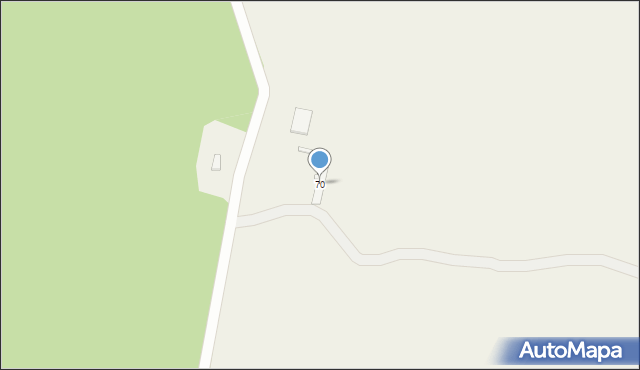 Nielbark, Toruńska, 70, mapa Nielbark