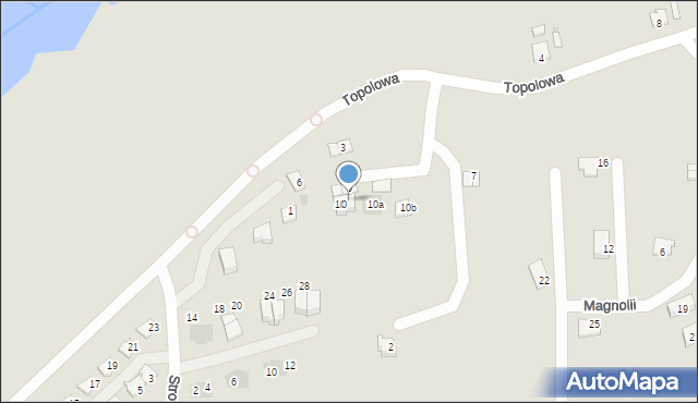 Niepołomice, Topolowa, 5A, mapa Niepołomice