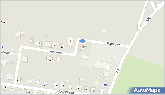 Nowogard, Topolowa, 16, mapa Nowogard