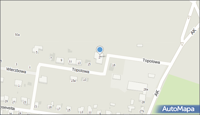 Nowogard, Topolowa, 17, mapa Nowogard