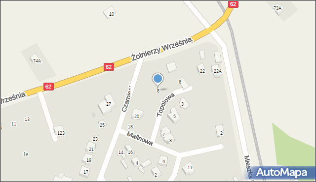 Nowy Dwór Mazowiecki, Topolowa, 8, mapa Nowy Dwór Mazowiecki
