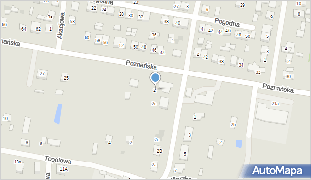 Piotrków Kujawski, Topolowa, 2f, mapa Piotrków Kujawski