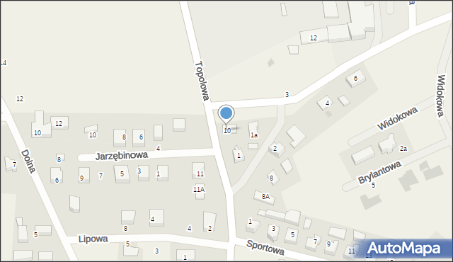 Przodkowo, Topolowa, 10, mapa Przodkowo