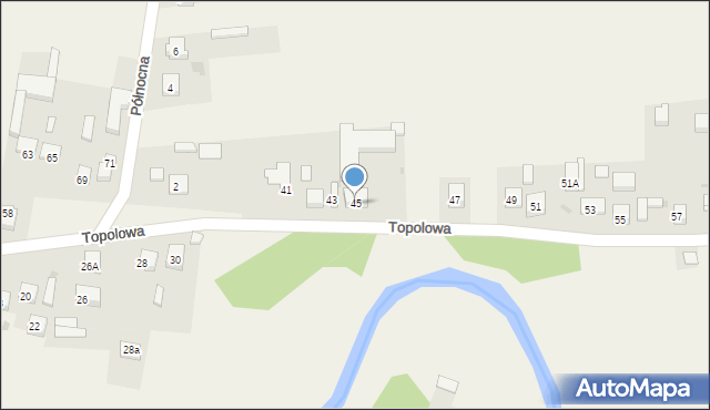 Przygłów, Topolowa, 45, mapa Przygłów