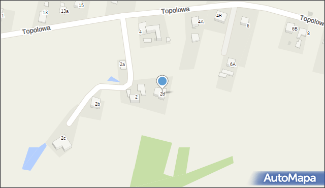 Pstrążna, Topolowa, 2d, mapa Pstrążna