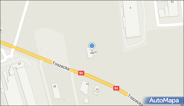 Pyskowice, Toszecka, 44d, mapa Pyskowice