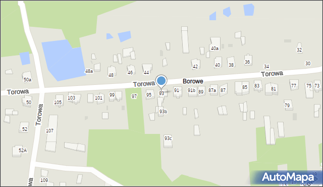 Radomsko, Torowa, 93, mapa Radomsko