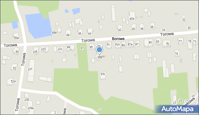 Radomsko, Torowa, 93b, mapa Radomsko