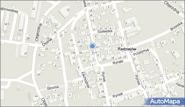 Radziejów, Toruńska, 3, mapa Radziejów