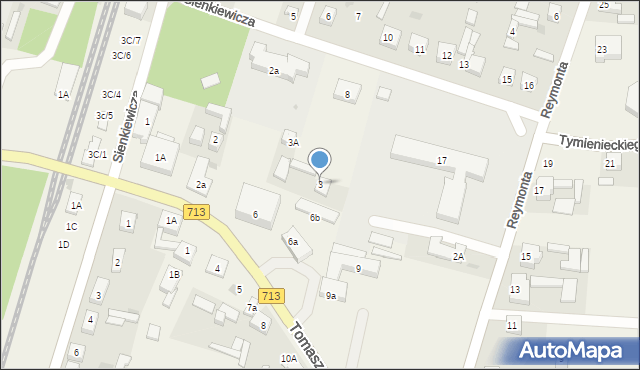 Rokiciny-Kolonia, Tomaszowska, 3, mapa Rokiciny-Kolonia