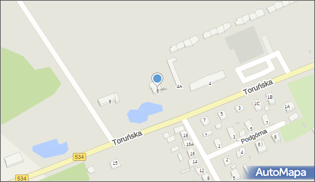 Rypin, Toruńska, 6, mapa Rypin