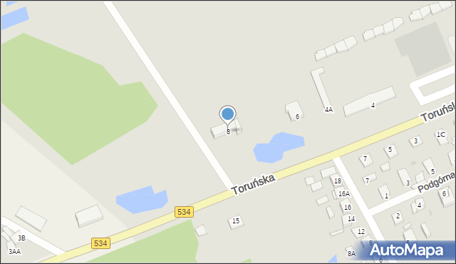 Rypin, Toruńska, 8, mapa Rypin