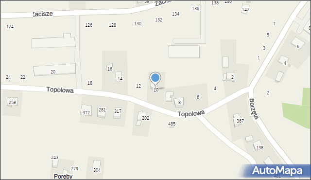 Siepraw, Topolowa, 10, mapa Siepraw