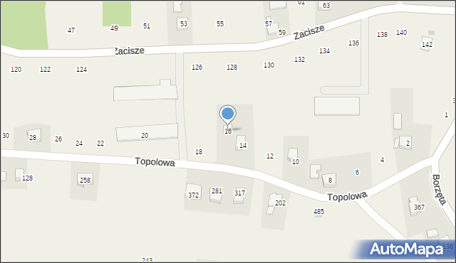 Siepraw, Topolowa, 16, mapa Siepraw