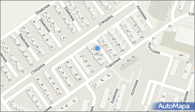 Smolec, Topolowa, 123, mapa Smolec