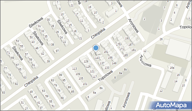 Smolec, Topolowa, 145, mapa Smolec