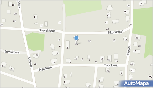 Solec Kujawski, Topolowa, 1C, mapa Solec Kujawski