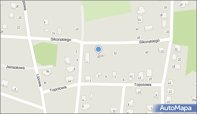 Solec Kujawski, Topolowa, 1C, mapa Solec Kujawski