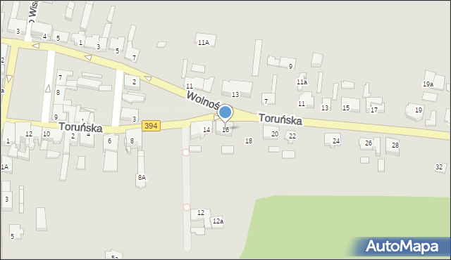 Solec Kujawski, Toruńska, 16, mapa Solec Kujawski