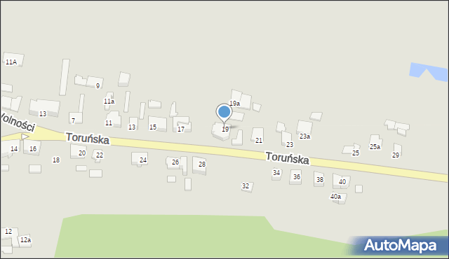 Solec Kujawski, Toruńska, 19, mapa Solec Kujawski
