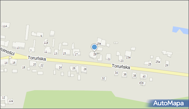 Solec Kujawski, Toruńska, 19, mapa Solec Kujawski