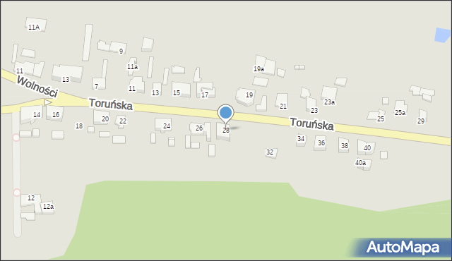 Solec Kujawski, Toruńska, 28, mapa Solec Kujawski