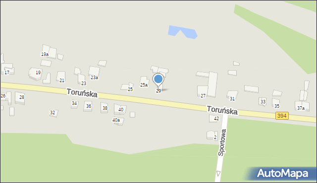 Solec Kujawski, Toruńska, 29, mapa Solec Kujawski