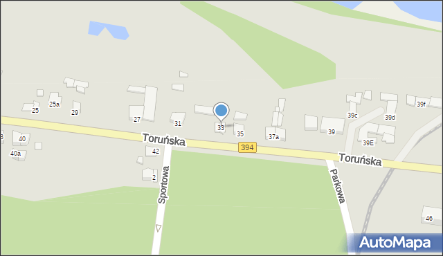 Solec Kujawski, Toruńska, 33, mapa Solec Kujawski