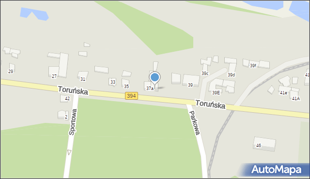 Solec Kujawski, Toruńska, 37b, mapa Solec Kujawski