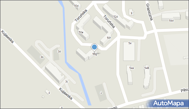 Solec Kujawski, Toruńska, 50g, mapa Solec Kujawski