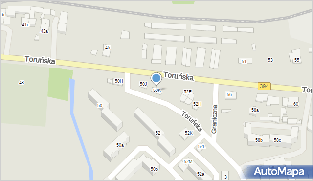 Solec Kujawski, Toruńska, 50K, mapa Solec Kujawski